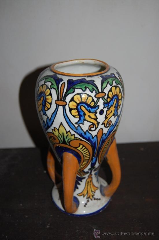Antig&uuml;edades: ORIGINAL JARRON DE TALAVERA - Foto 1