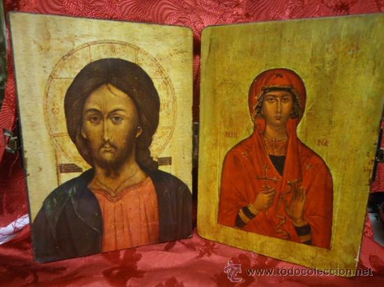 Antig&uuml;edades: Reproduccion de dos Iconos - Foto 1