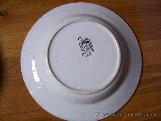 Antig&uuml;edades: TRASERA PLATO GRIS - Foto 2