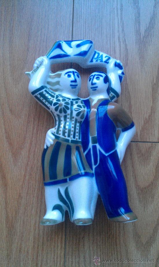 Antig&uuml;edades: SARGADELOS  PAZ  24 CM. - Foto 1