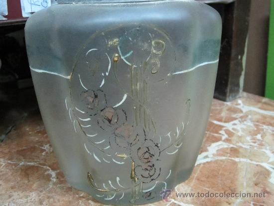 Antig&uuml;edades: Cesta de Cristal Modernista - Foto 3
