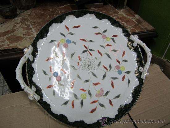 Antig&uuml;edades: Bandeja de porcelana - Foto 1