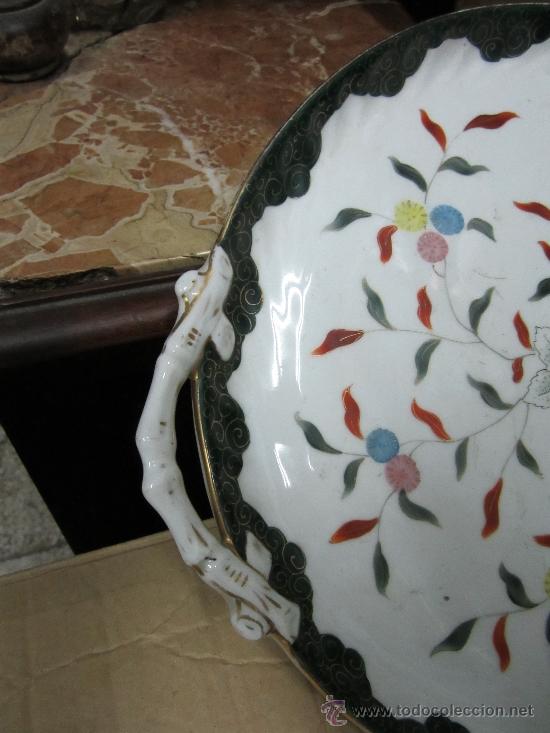 Antig&uuml;edades: Bandeja de porcelana - Foto 2