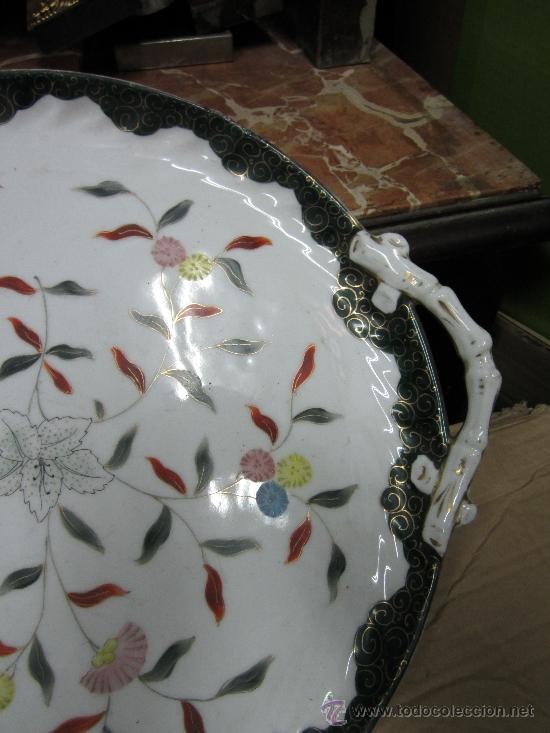 Antig&uuml;edades: Bandeja de porcelana - Foto 3