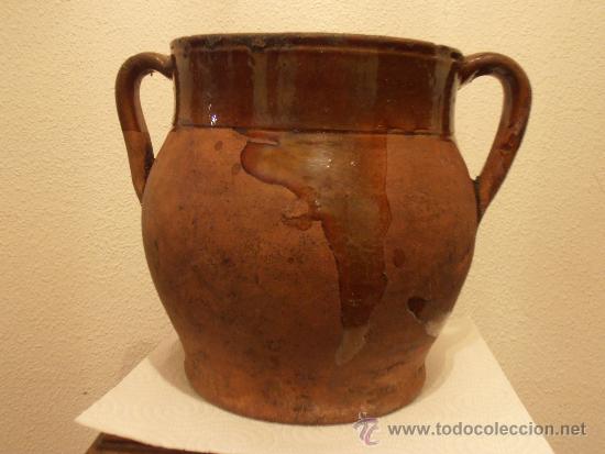 Antig&uuml;edades: VASIJA DE BARRO, POTE , OLLA, - Foto 1