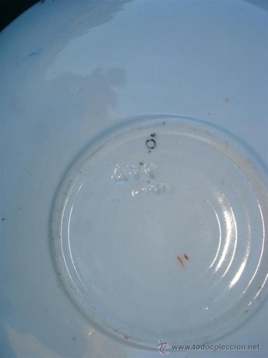 Antig&uuml;edades: plato de porcelana oriental - Foto 2