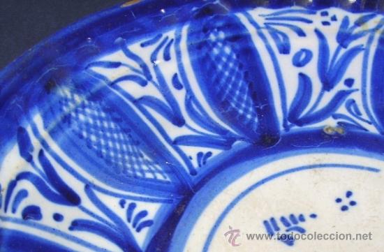Antig&uuml;edades: PLATO  CERAMICA  DE  MANISES - Foto 2