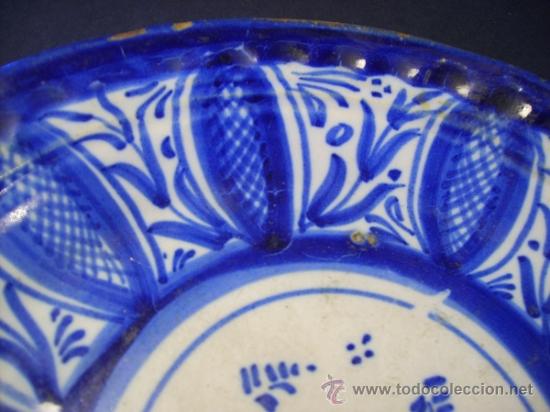 Antig&uuml;edades: PLATO  CERAMICA  DE  MANISES - Foto 3