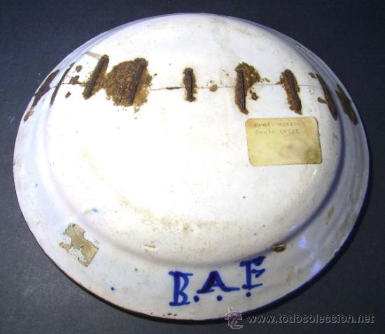 Antig&uuml;edades: PLATO  CERAMICA  DE  MANISES - Foto 5