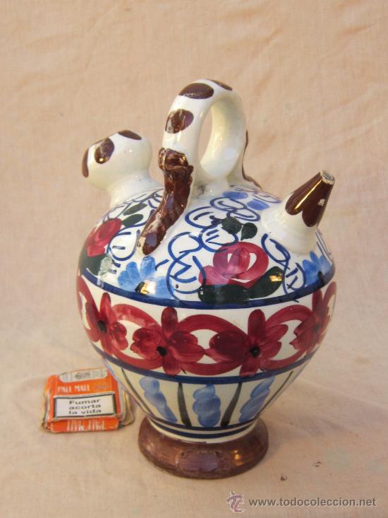 Antig&uuml;edades: BOTIJO EN CERAMICA PINTADA A MANO - Foto 2