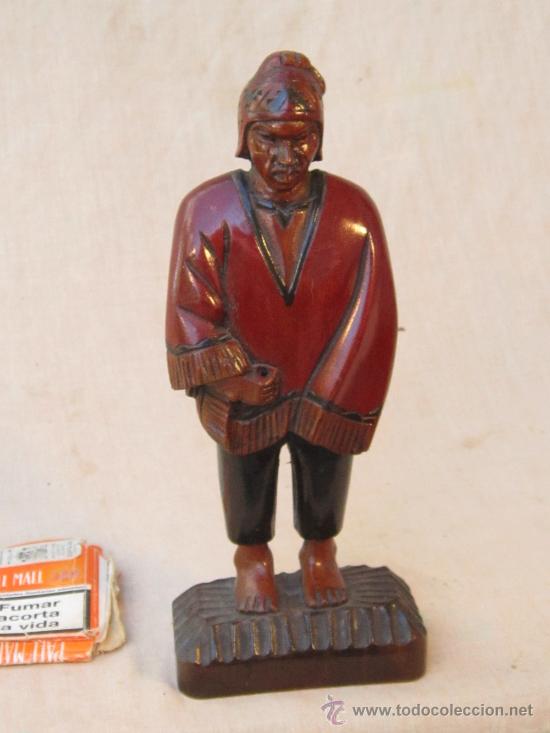 Antig&uuml;edades: FIGURA DE MADERA - Foto 1