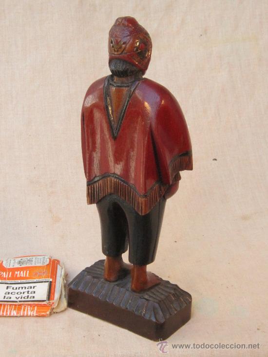 Antig&uuml;edades: FIGURA DE MADERA - Foto 2
