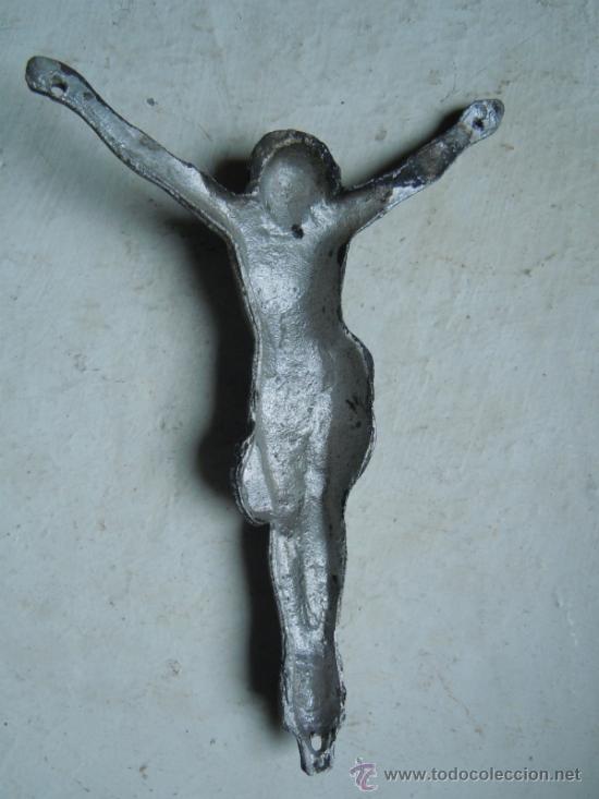 Antig&uuml;edades: CRISTO ANTIGUO DE METAL - Foto 2