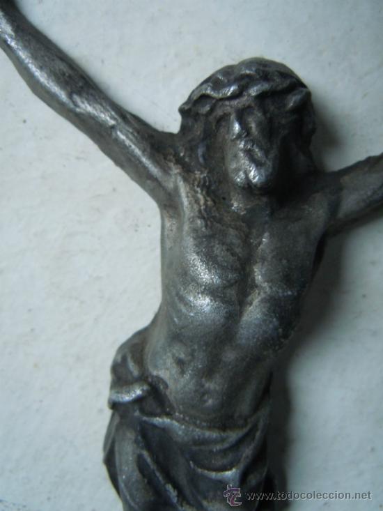 Antig&uuml;edades: CRISTO ANTIGUO DE METAL - Foto 3