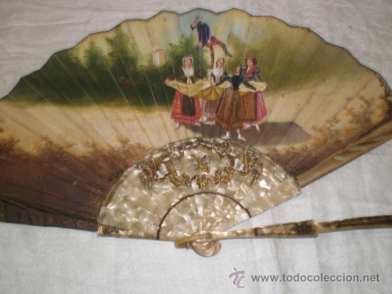 Antig&uuml;edades: abanico de pasta para restaurar - Foto 1