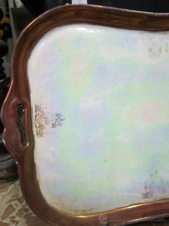 Antig&uuml;edades: Bandeja de porcelana - Foto 2