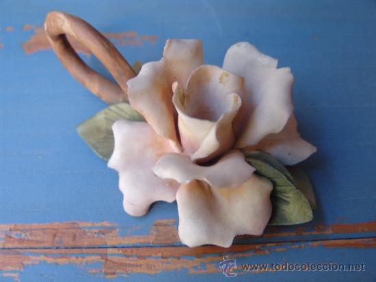 Antig&uuml;edades: PALMATORIA  PORCELANA CAPODIMONTE - Foto 3