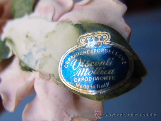 Antig&uuml;edades: PALMATORIA  PORCELANA CAPODIMONTE - Foto 4