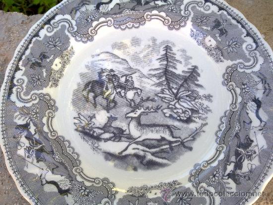 Antig&uuml;edades: precios plato con escenas de caza - Foto 2