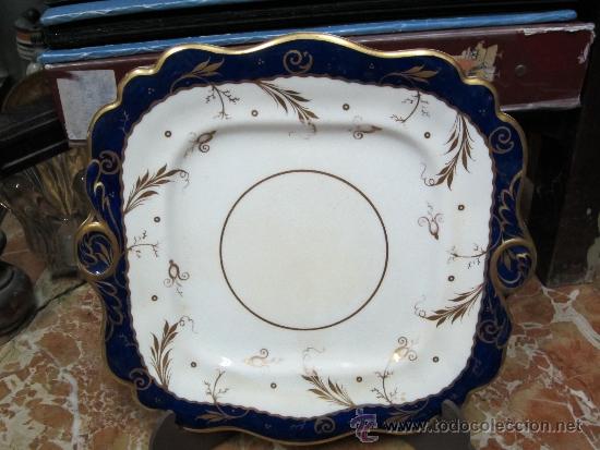 Antig&uuml;edades: plato de porcelana inglesa en - Foto 1