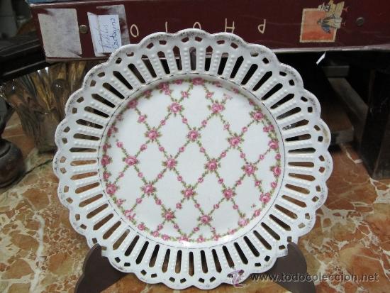 Antig&uuml;edades: plato calao en porcelana - Foto 1
