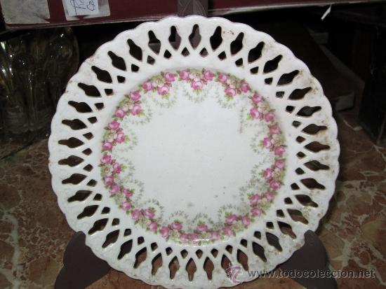 Antig&uuml;edades: plato calao en porcelana - Foto 1