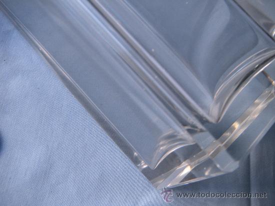 Antig&uuml;edades: ANTIGUA BOTELLA DE CRISTAL  CON CUELLO DE PLATA - Foto 4