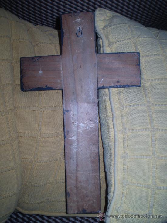 Antig&uuml;edades: CRISTO CON CRUZ DE MADERA - Foto 3