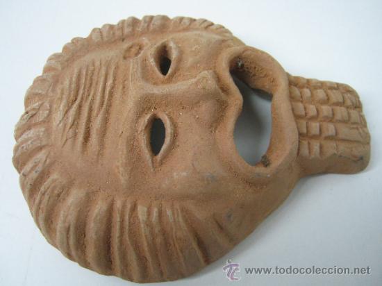 Antig&uuml;edades: mascara barro cocido Boca de Roma - Foto 4