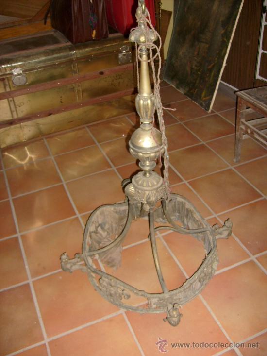 Antig&uuml;edades: l&aacute;mpara muy antig&uuml;a - Foto 1