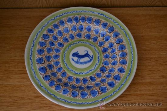 Antig&uuml;edades: PLATO DE GRAN TAMA&Ntilde;O DE MANISES - Foto 1