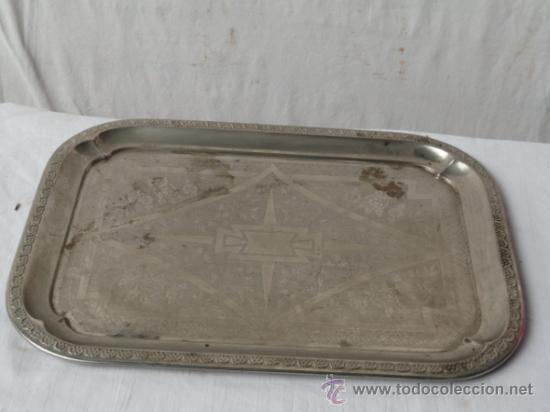 Antig&uuml;edades: BONITA BANDEJA DE METAL. - Foto 1