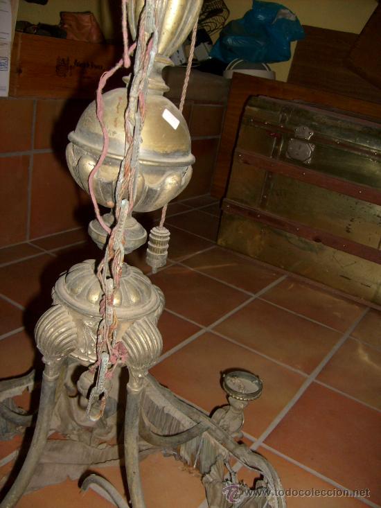Antig&uuml;edades: l&aacute;mpara muy antig&uuml;a - Foto 3