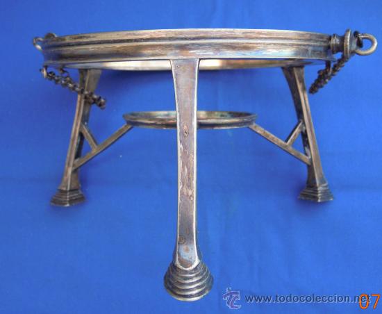 Antig&uuml;edades: Antiguo trebede metalico - Foto 2