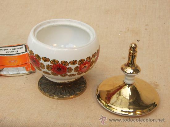 Antig&uuml;edades: JOYERO EN PORCELANA Y BRONCE - Foto 2