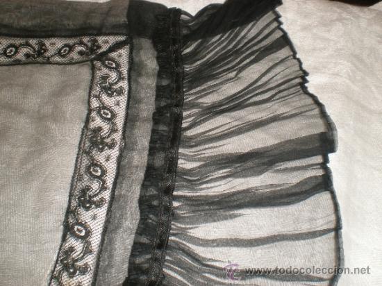 Antig&uuml;edades: MANTILLA NEGRA ANTIGUA - Foto 16