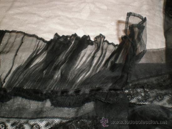 Antig&uuml;edades: MANTILLA NEGRA ANTIGUA - Foto 9
