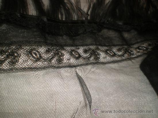Antig&uuml;edades: MANTILLA NEGRA ANTIGUA - Foto 7