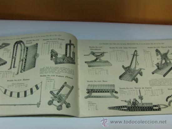 Antig&uuml;edades: Cat&aacute;logo de meccano, antiguo - Foto 3