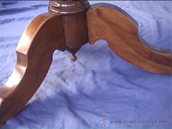 Antig&uuml;edades: MESA COMEDOR OVALADA OVAL S XIX CON MARQUETERIA - Foto 5