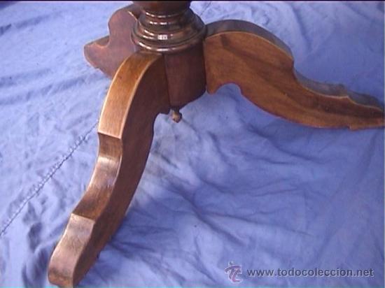 Antig&uuml;edades: MESA COMEDOR OVALADA OVAL S XIX CON MARQUETERIA - Foto 6