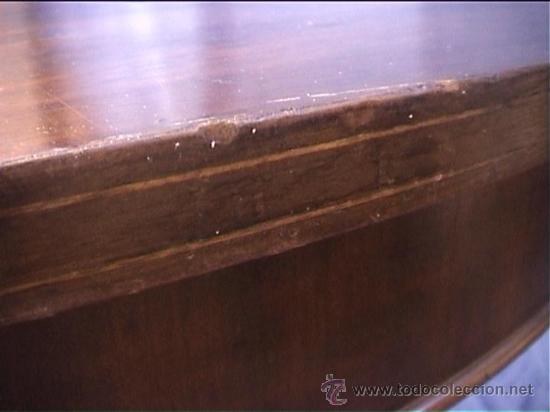 Antig&uuml;edades: MESA COMEDOR OVALADA OVAL S XIX CON MARQUETERIA - Foto 11