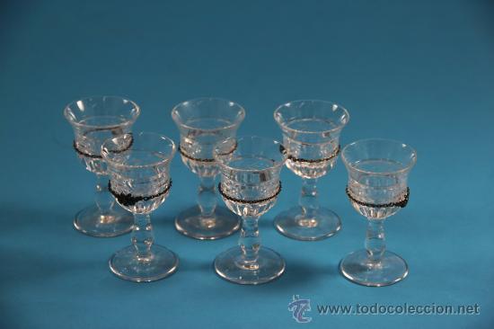 Antig&uuml;edades: Vasitos de licor. Art Deco. 1920 - Foto 1