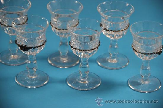 Antig&uuml;edades: Vasitos de licor. Art Deco. 1920 - Foto 2