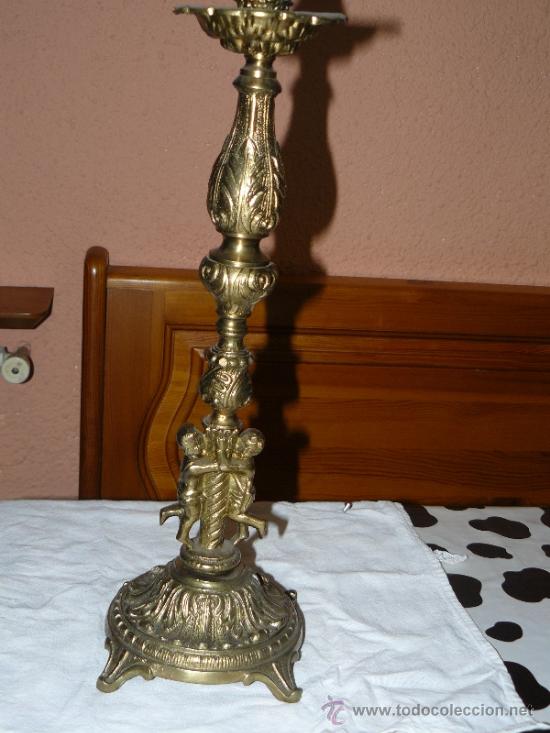 Antig&uuml;edades: PRECIOSO CANDELABRO DE BRONCE - Foto 3