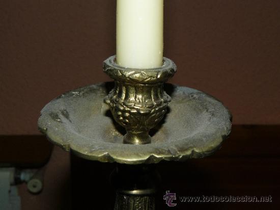 Antig&uuml;edades: PRECIOSO CANDELABRO DE BRONCE - Foto 6