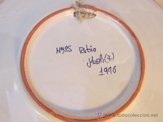 Antig&uuml;edades: PLATO FIRMADO Y FECHADO - Foto 2
