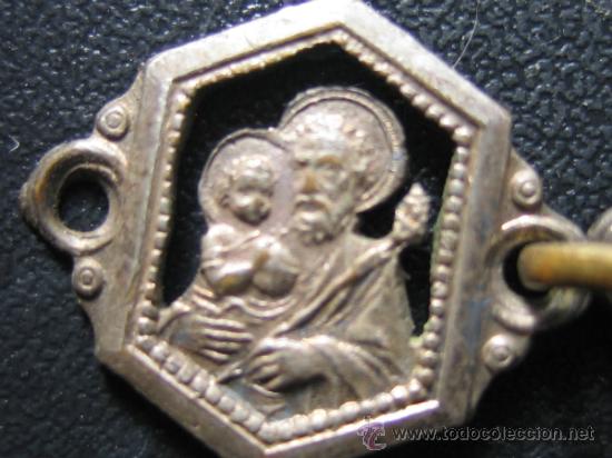 Antig&uuml;edades: Pulcera de medallas   religiosa - Foto 3