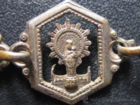 Antig&uuml;edades: Pulcera de medallas   religiosa - Foto 4