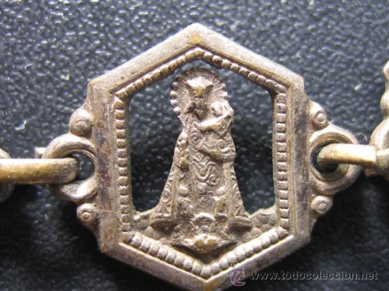 Antig&uuml;edades: Pulcera de medallas   religiosa - Foto 7